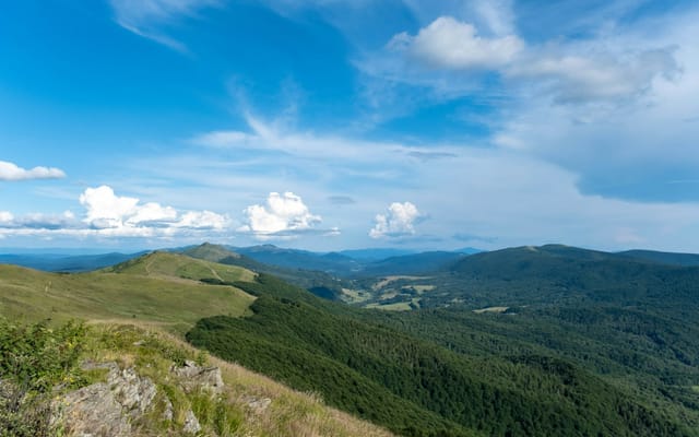 Połonina Wetlińska z Brzegów Górnych do Wetliny