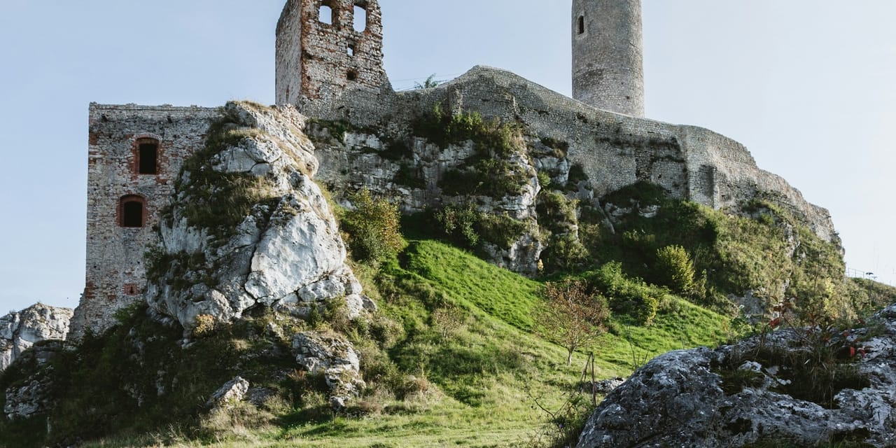 Olsztyn ruiny zamku, Zamkowa, Olsztyn, Poland