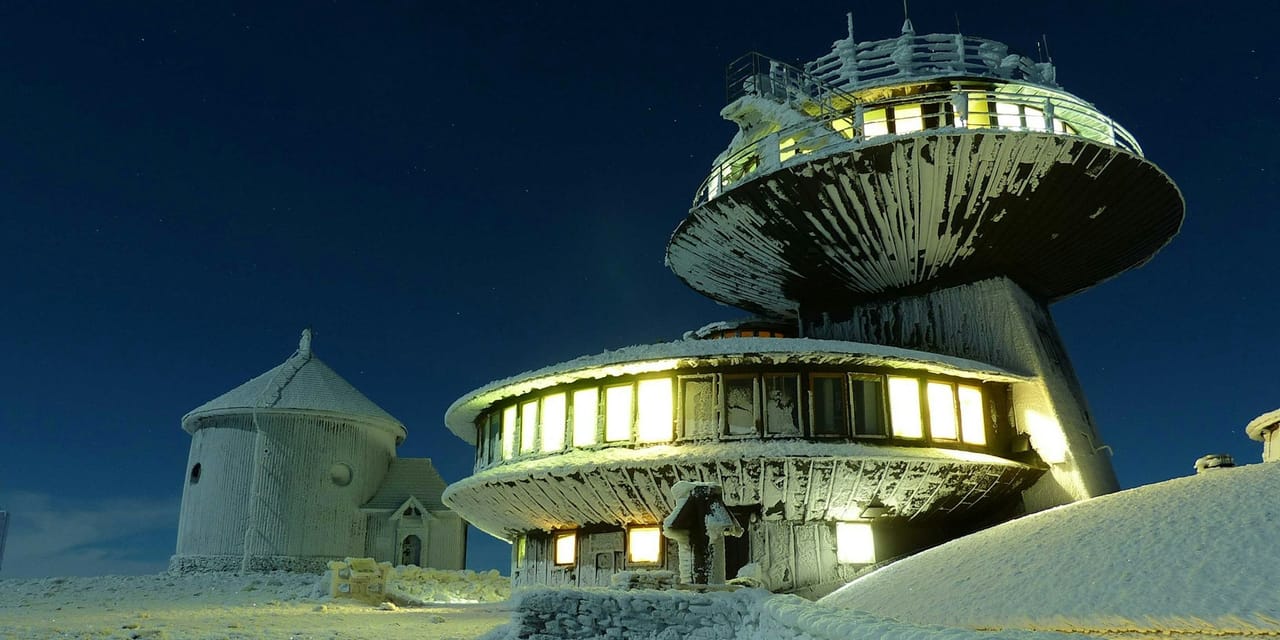 Meteorological Observatory, Śnieżka, Karkonosze mountains, Poland