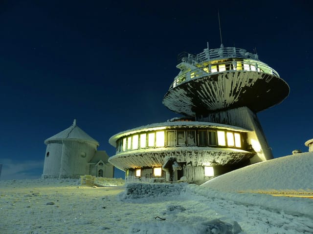 Meteorological Observatory, Śnieżka, Karkonosze mountains, Poland